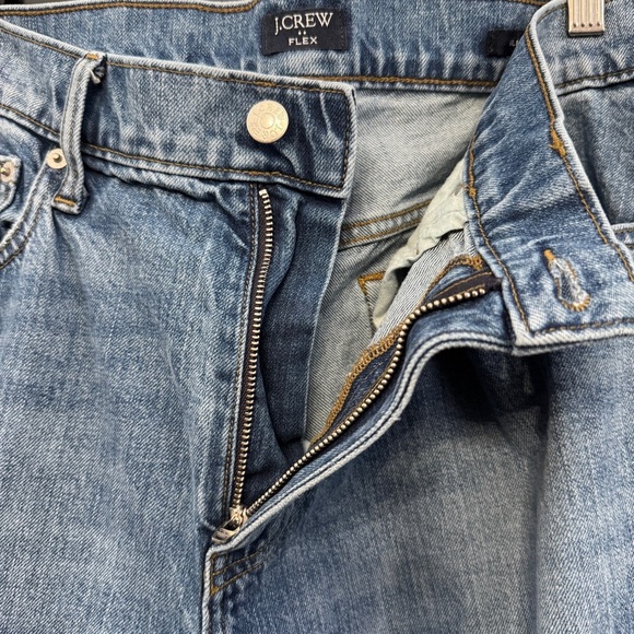 J.Crew Flex Slim Jeans W35 L32 Blue Denim Stretch - Picture 4 of 9